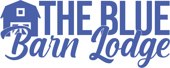 Blue barn logo blue
